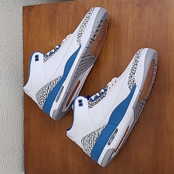 Air Jordan 3 Retro Washington Wizards Blue Copper Men Sneaker CT8532-148 Sz 12.5 - Picture 17 of 17